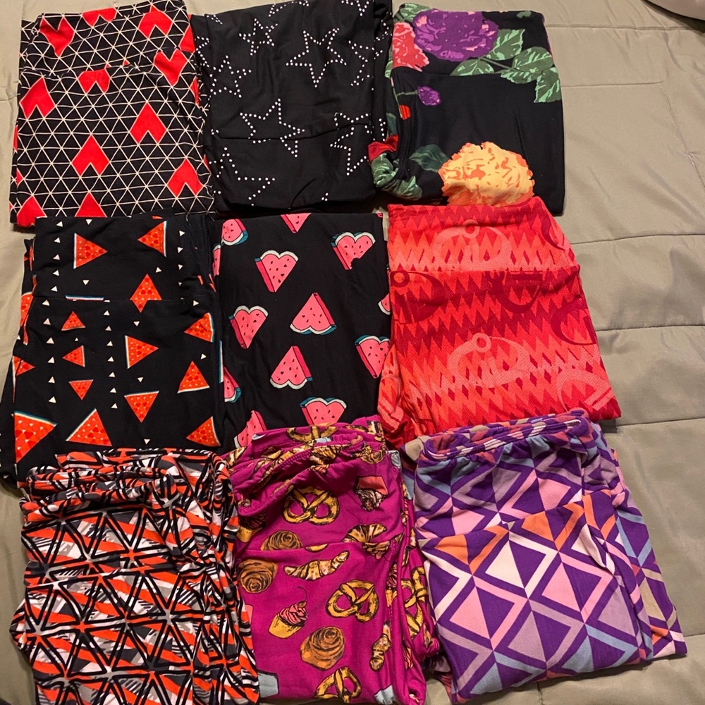 10 NWOT Lularoe Leggings